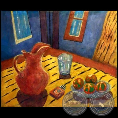 Bodegón - Obra de Pedro Di Lascio - Año 1960
